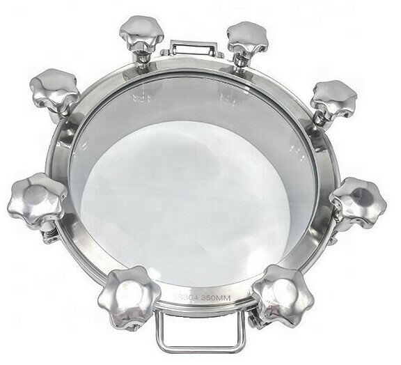 Круглые люки со стеклянной крышкой Люки нержавеющие круглые со стеклянной крышкой